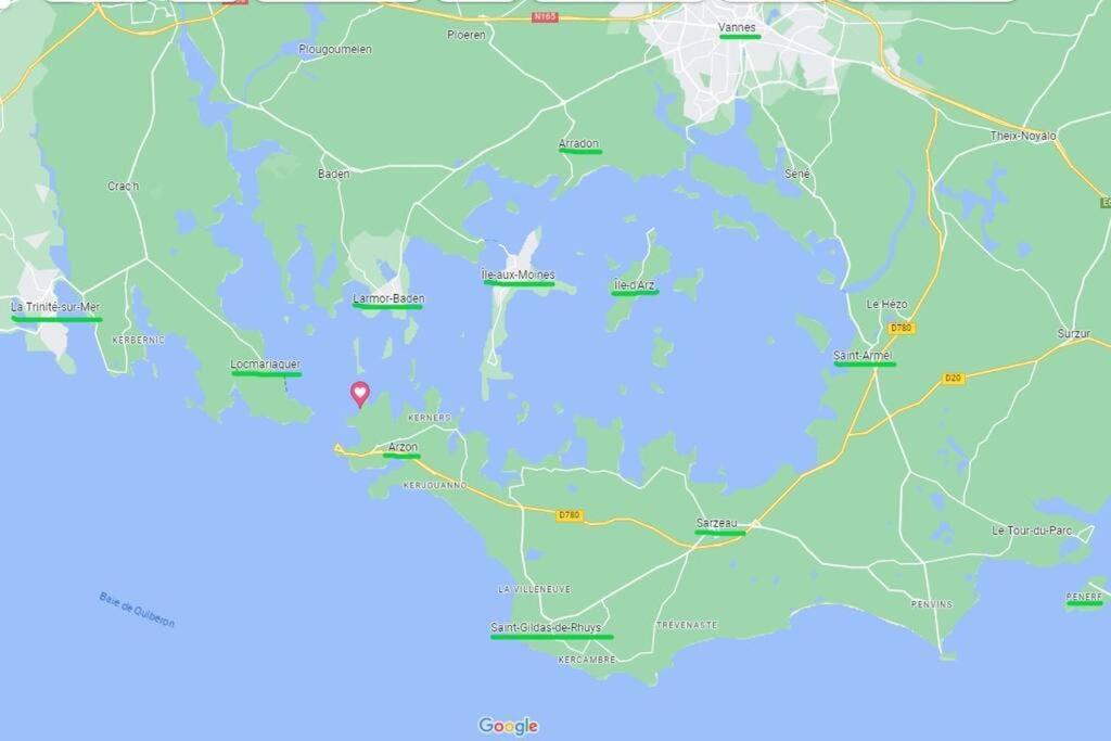 Vila Entre Golfe Et Ocean La Trinité-Surzur Exteriér fotografie